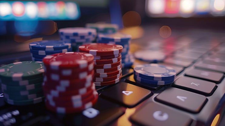 Studio Live Sic Bo dengan dealer profesional dan tiga dadu dalam wadah kaca
